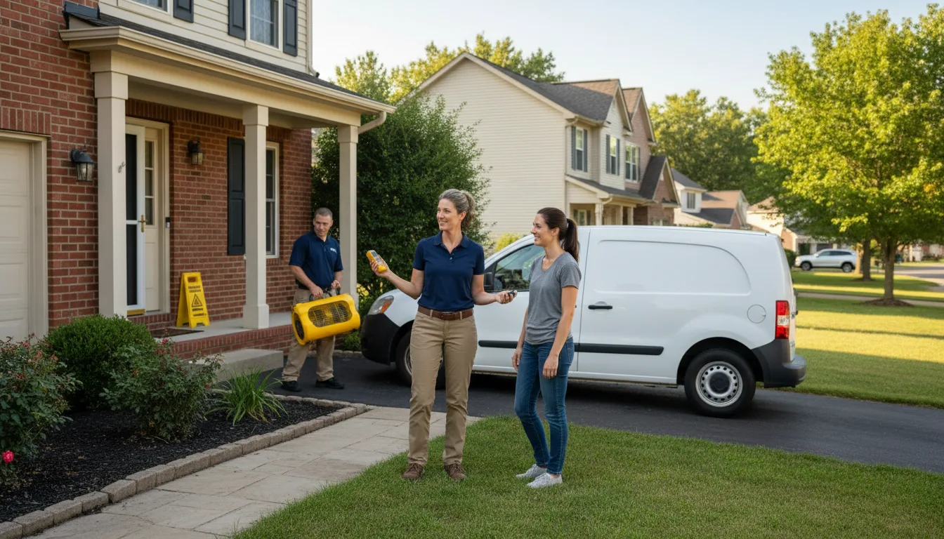 Water restoration image for Mildew Remediation in New Vienna, OH